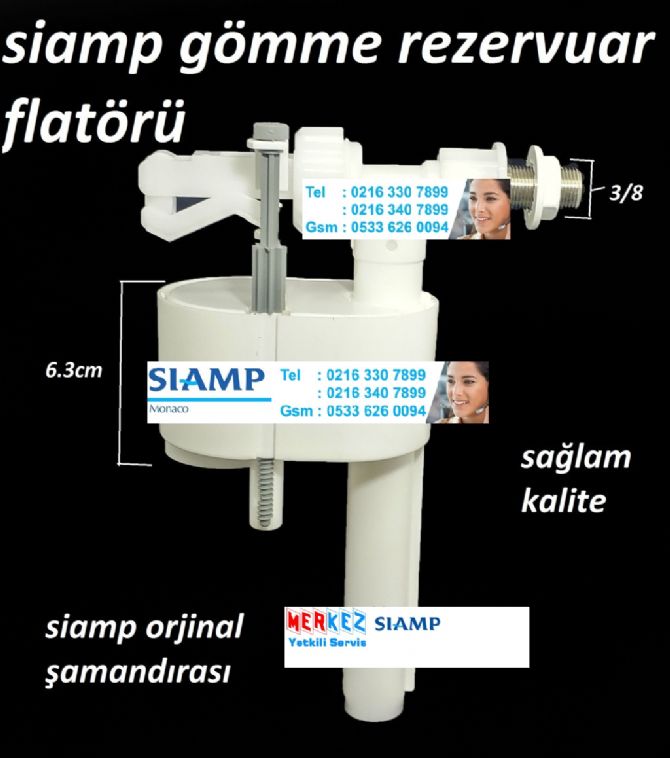 Siamp Gömme Rezervuar Flatör